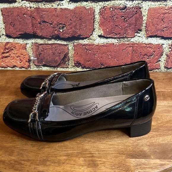 Life Stride Soft System Active Arch Black Comfort Slip On Loafers Size 9.5 - Picture 7 of 14
